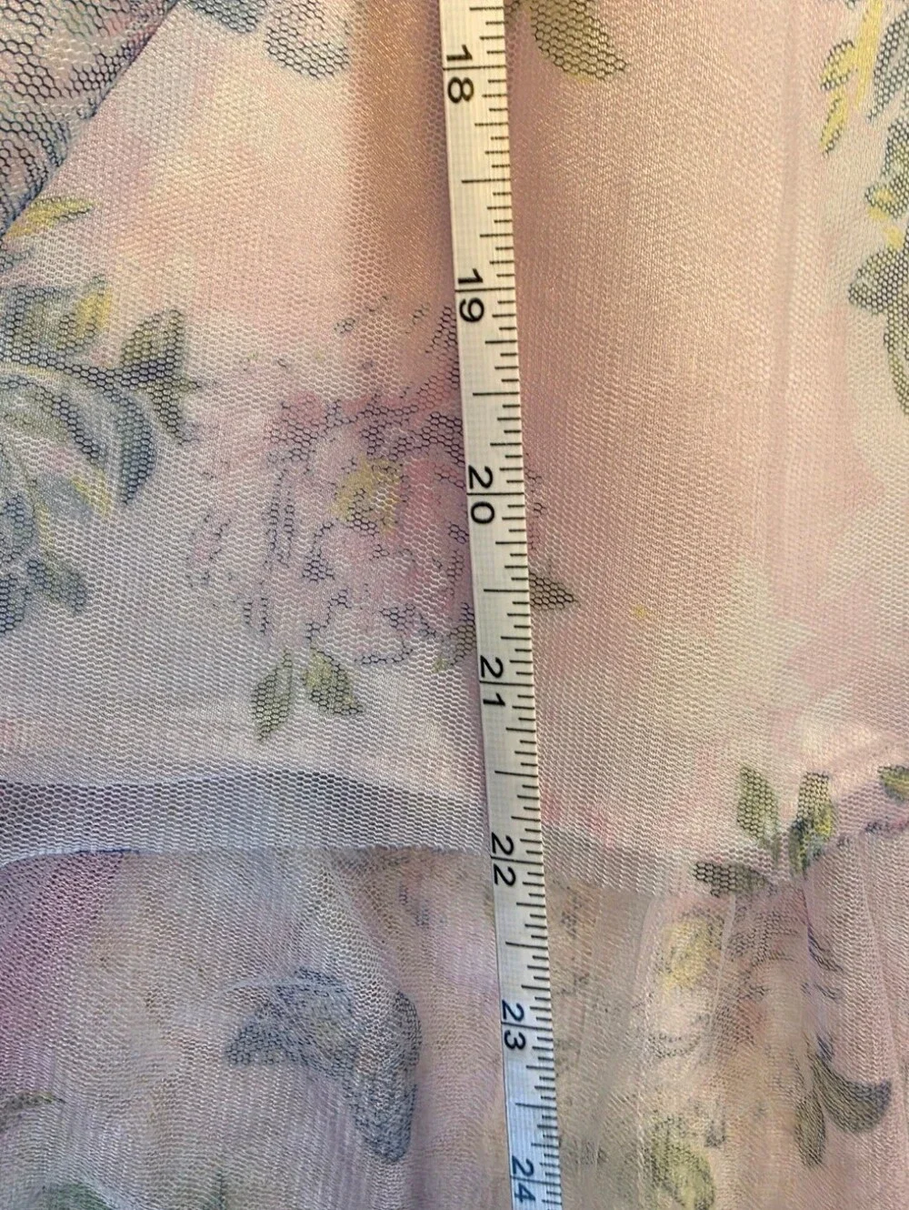 Zenzi Girls Pink Floral Tulle Party Dress XS 4/5